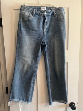 Insane Gene Cropped Ankle Jeans in Light Blue